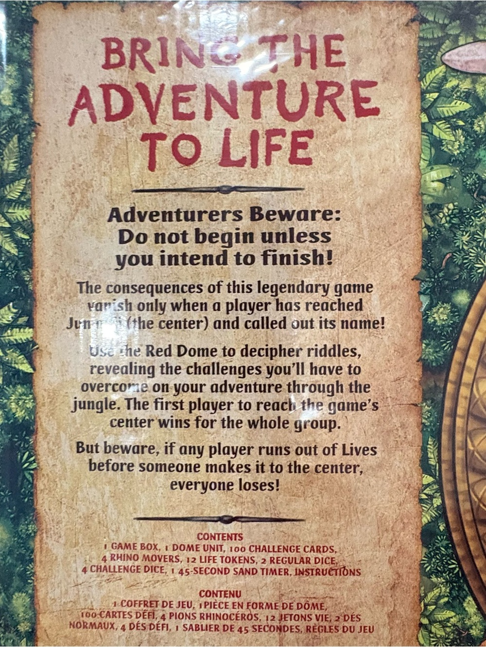 Jumanji Classic Board Game - Brown Edition. New. In wrapper. In Wooden Box - Picture 9 of 11